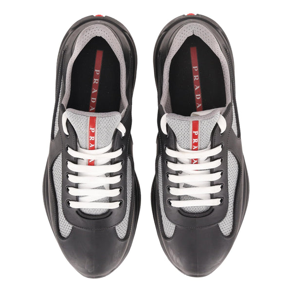 Prada America's Cup Rubber & Mesh Sneakers. Size 43