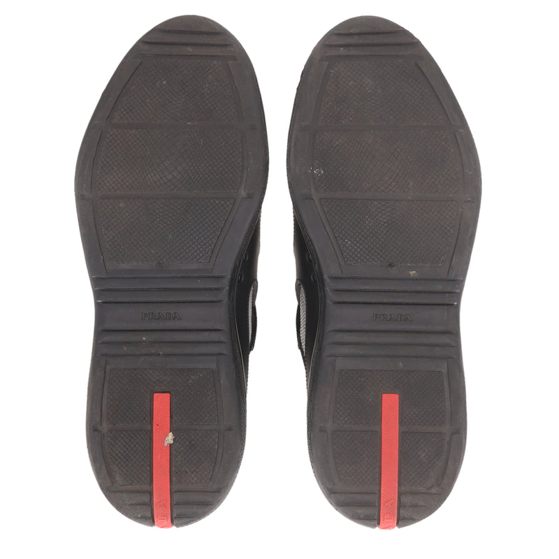Prada America's Cup Rubber & Mesh Sneakers. Size 43