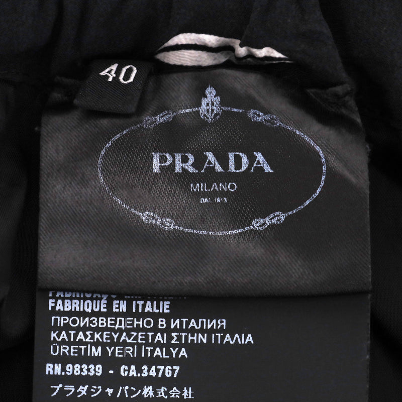 Prada Kiss Print Silk Trousers. Size 40IT