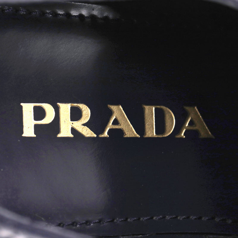 Prada Leather Platform Brogues. Size 35