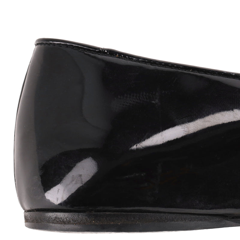Prada Patent Leather Loafers. Size 35