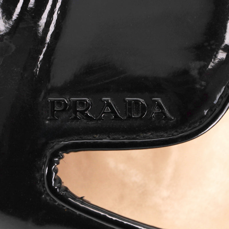 Prada Patent Leather Loafers. Size 35