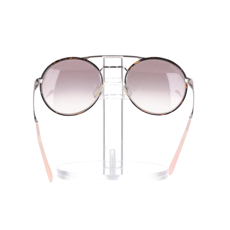 Prada Tortoiseshell Round Sunglasses