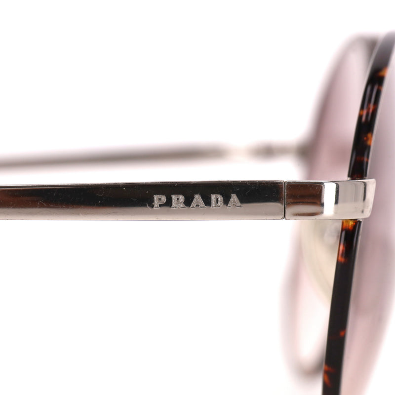 Prada Tortoiseshell Round Sunglasses