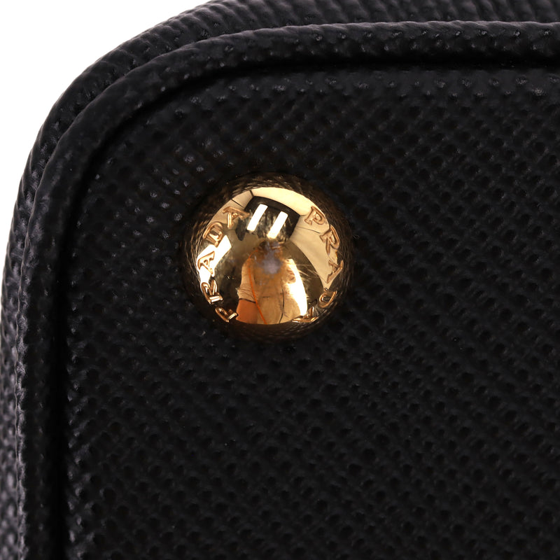 Prada Double Saffiano Leather Crossbody Bag