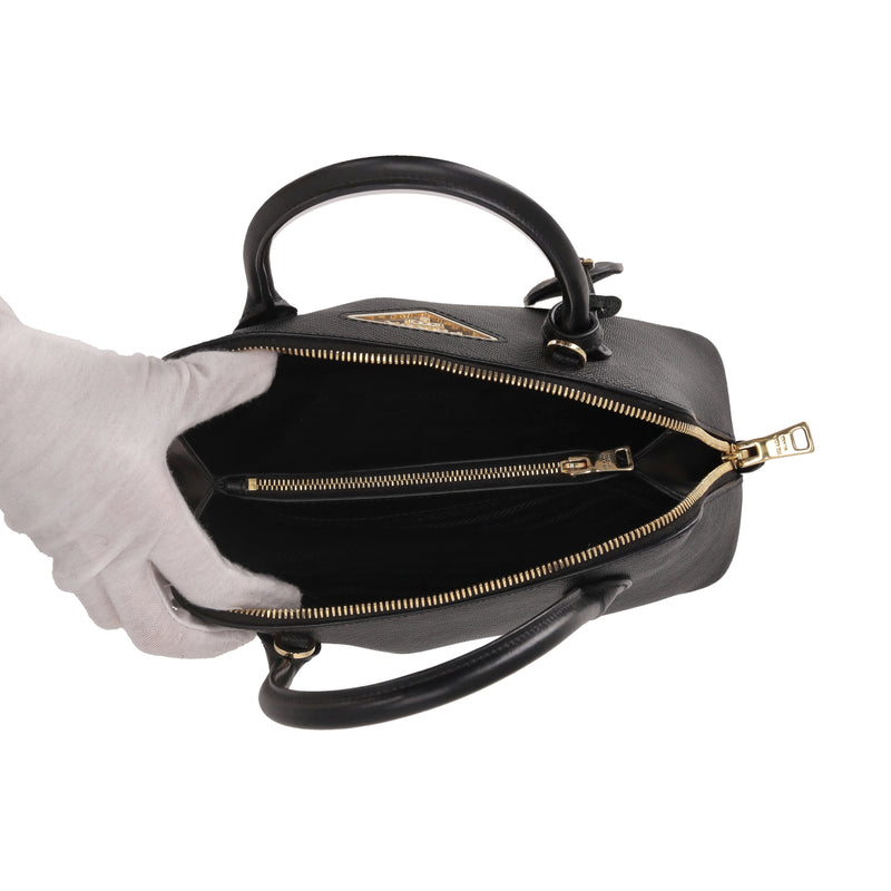 Prada Double Saffiano Leather Crossbody Bag