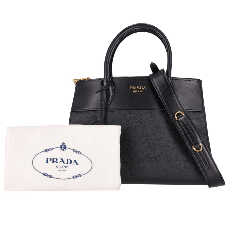 Prada Paradigme Saffiano Leather Medium Tote Bag