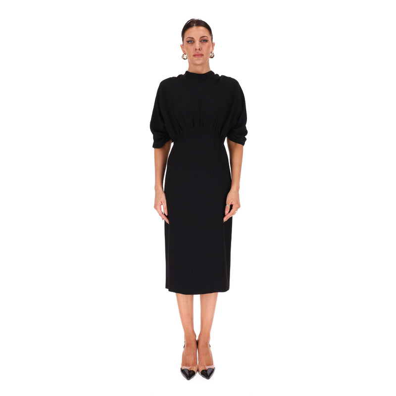 Prada Cinched-Waist Sheath Dress. Size 40IT