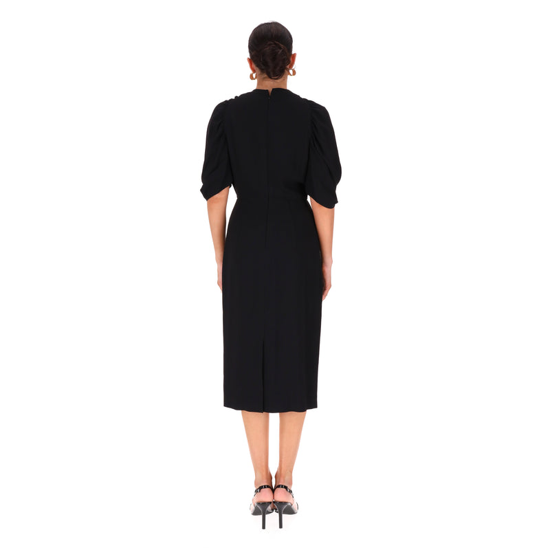 Prada Cinched-Waist Sheath Dress. Size 40IT