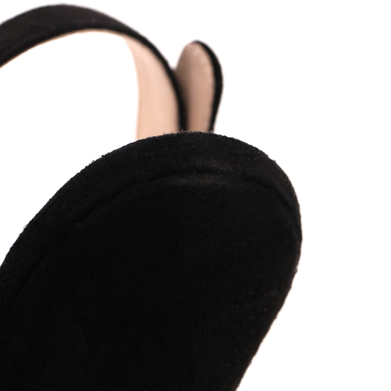 Prada Suede Platform Sandals. Size 40