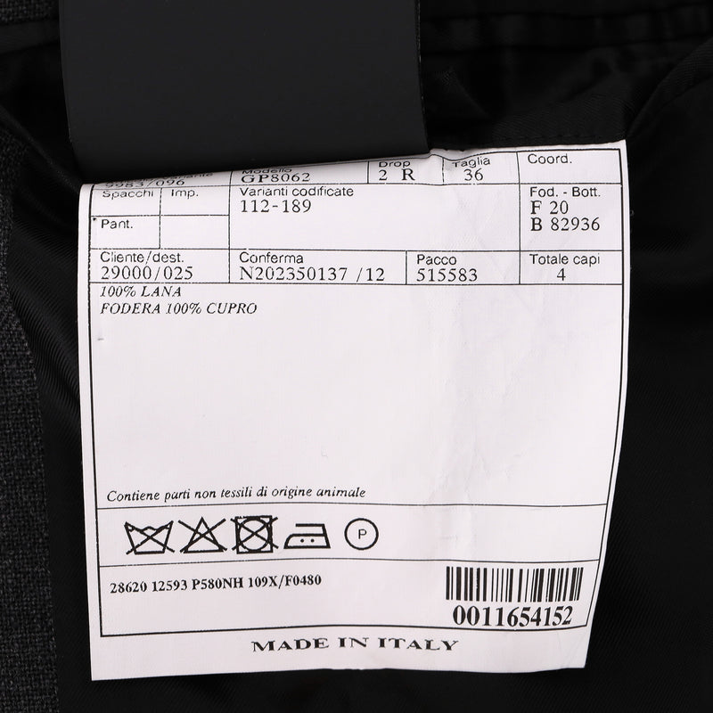 Prada Wool Hooded Gabardine Jacket With A 'Prada' Triangle Logo Pouch. Size 36IT