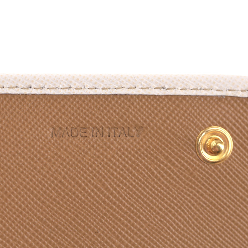 Prada Saffiano Leather Fori Continental Wallet