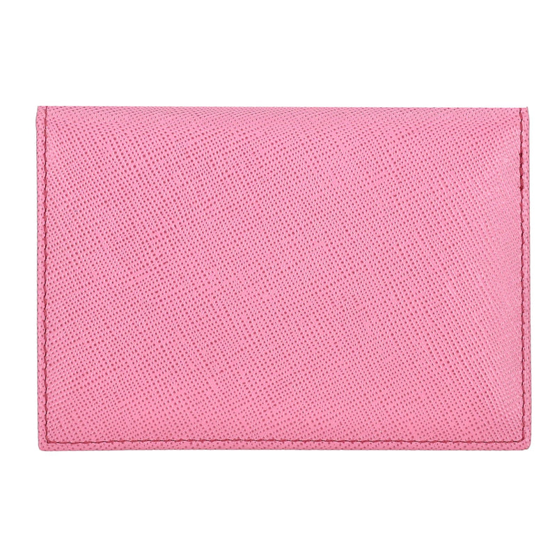 Prada Saffiano Leather Logo Card Holder