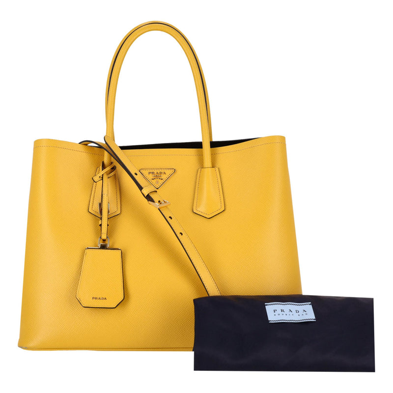 Prada Double Saffiano Leather Large Tote Bag