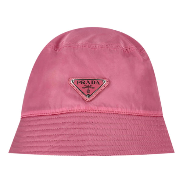 Prada Re-Nylon Bucket Hat With A Enameled Triangle Logo  display picture 3
