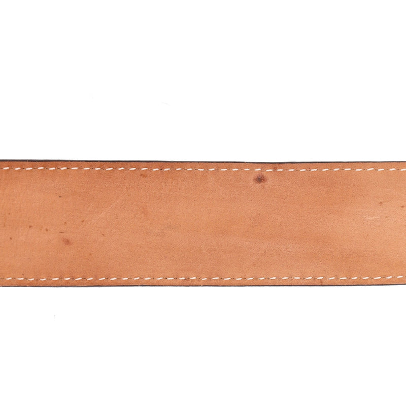 Emilio Pucci Logo Buckle Leather Belt