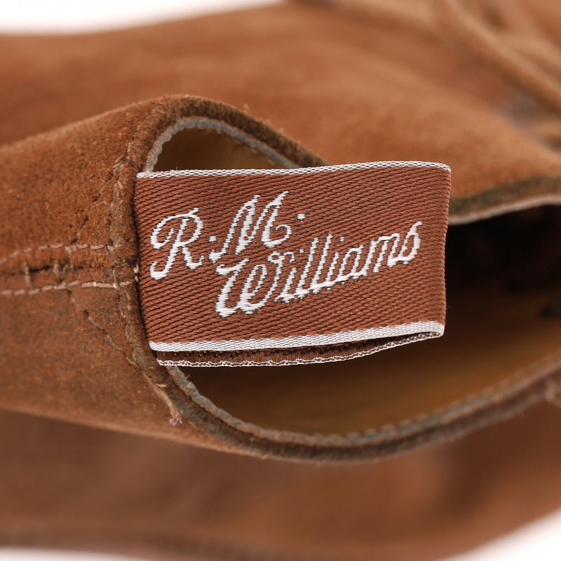 R.M. Williams Waxed Suede Lace-Up Boots. Size 41