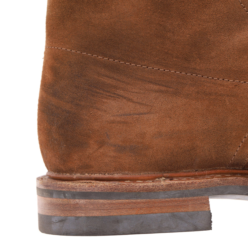 R.M. Williams Waxed Suede Lace-Up Boots. Size 41