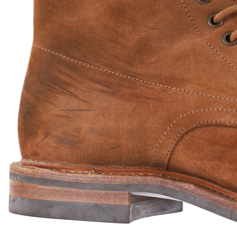 R.M. Williams Waxed Suede Lace-Up Boots. Size 41