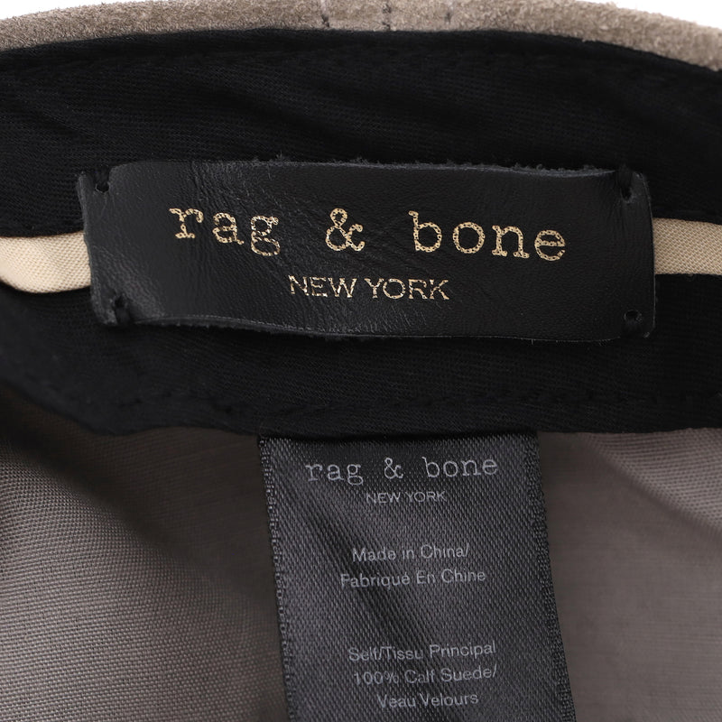 Rag & Bone Suede 'Marilyn' Baseball Cap