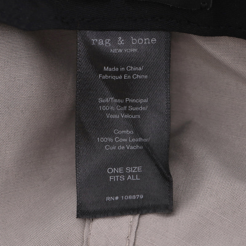 Rag & Bone Suede 'Marilyn' Baseball Cap