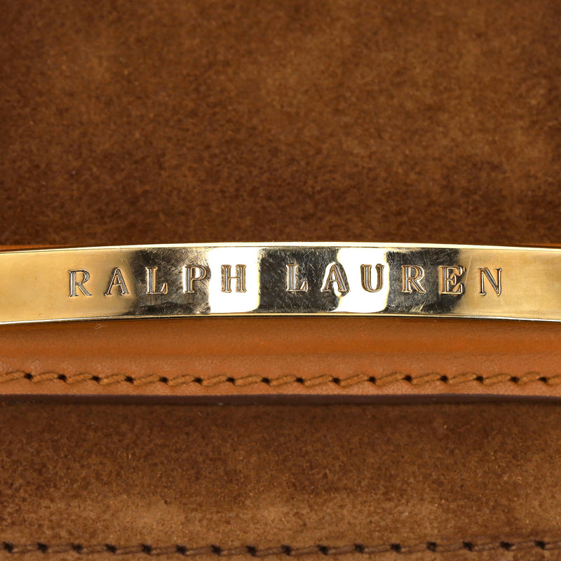 Ralph Lauren Suede Stirrup Saddle Bag