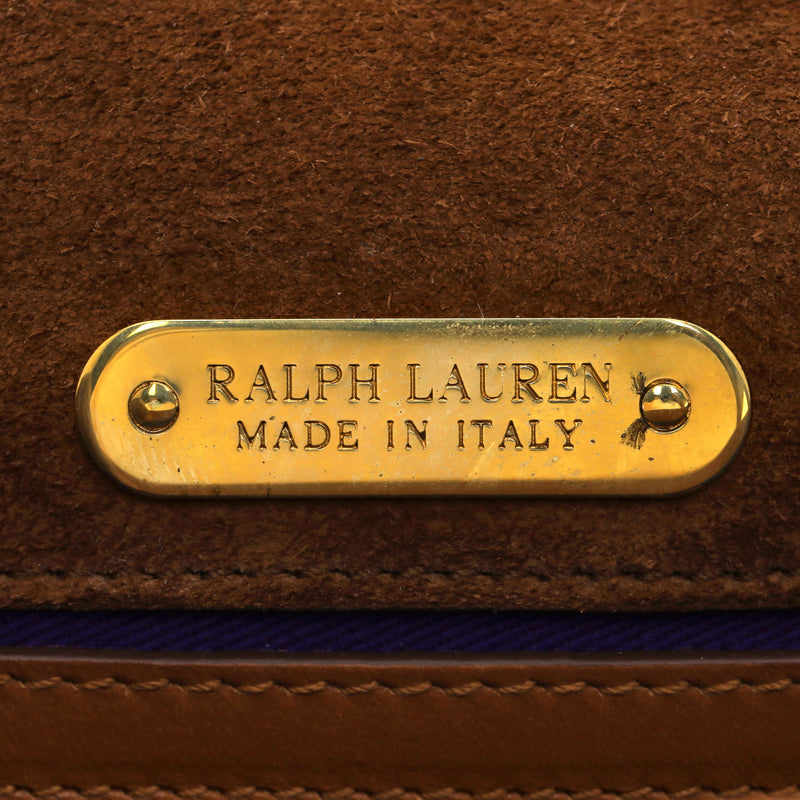 Ralph Lauren Suede Stirrup Saddle Bag