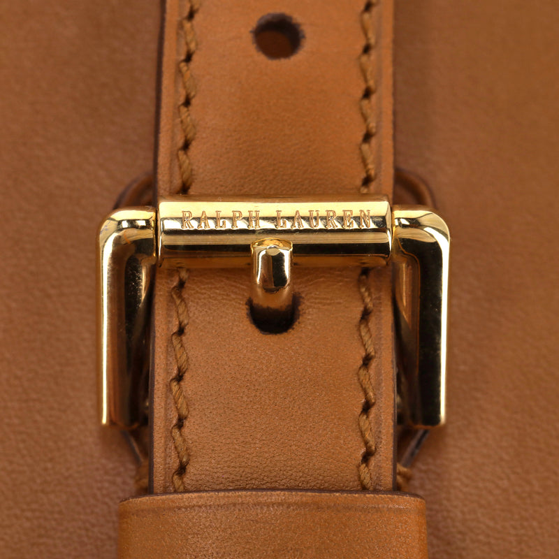 Ralph Lauren Suede Stirrup Saddle Bag