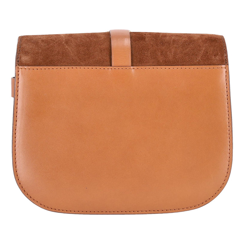 Ralph Lauren Suede Stirrup Saddle Bag