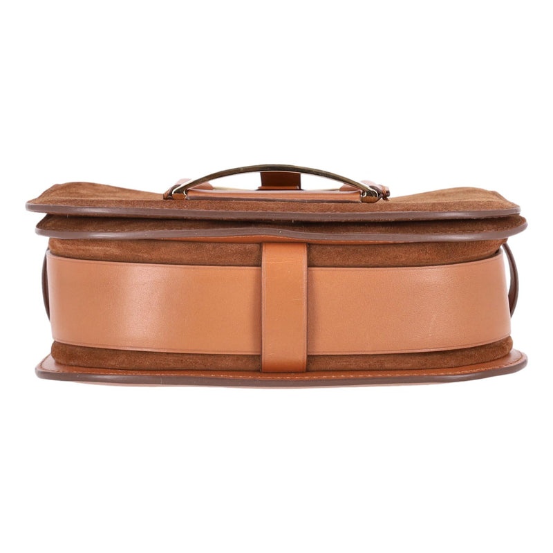 Ralph Lauren Suede Stirrup Saddle Bag