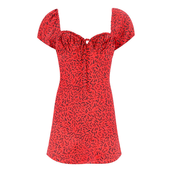 Realisation Printed Silk Mini Dress. Size XXS