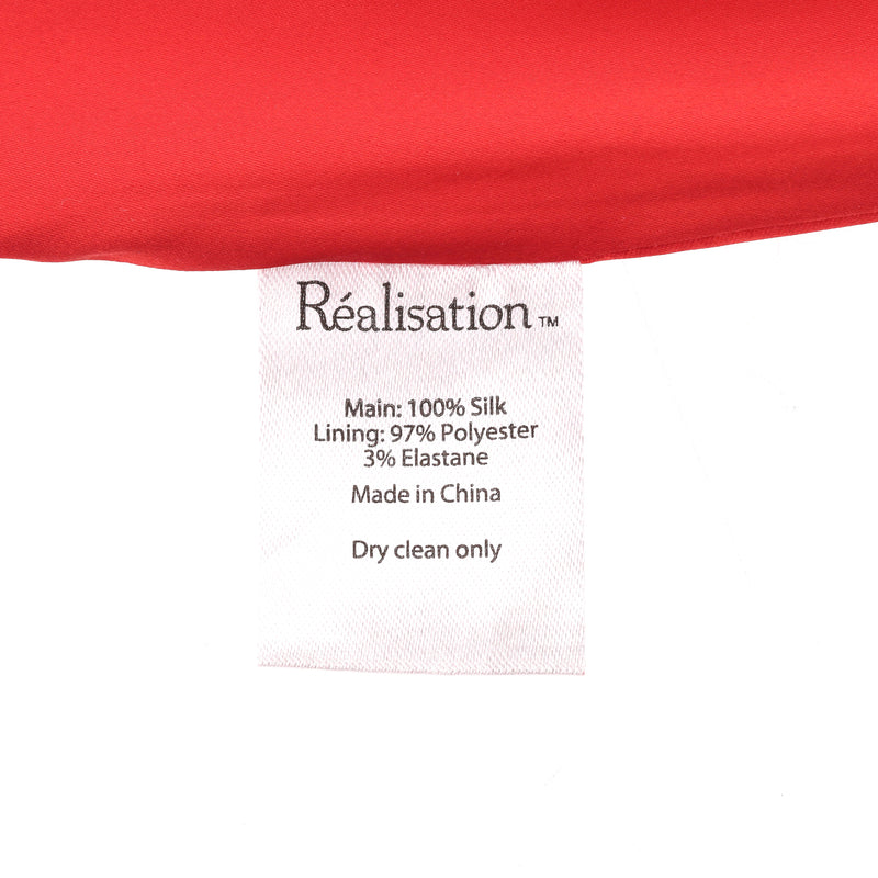 Realisation Printed Silk Mini Dress. Size XXS