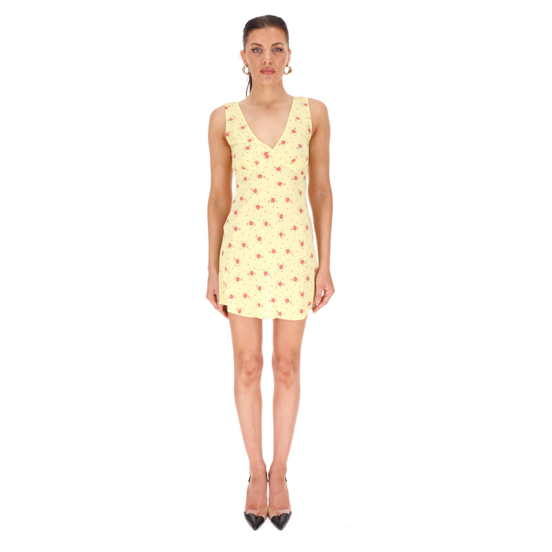 Realisation Floral Print Silk Summer Dress. Size XS