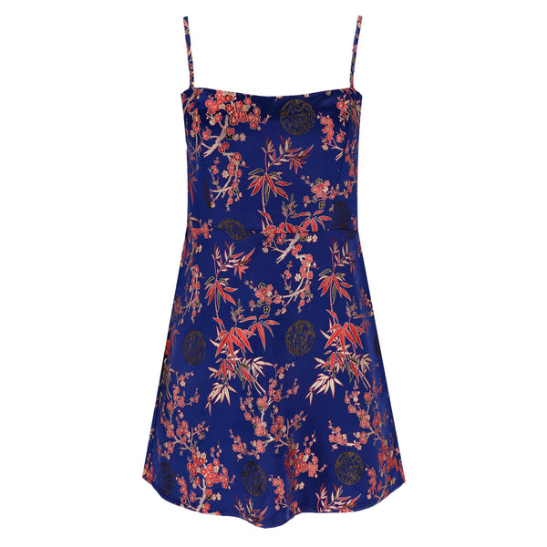 Realisation Silk Printed A-Line Mini Dress. Size S