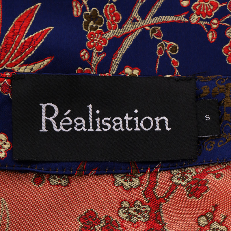 Realisation Silk Printed A-Line Mini Dress. Size S