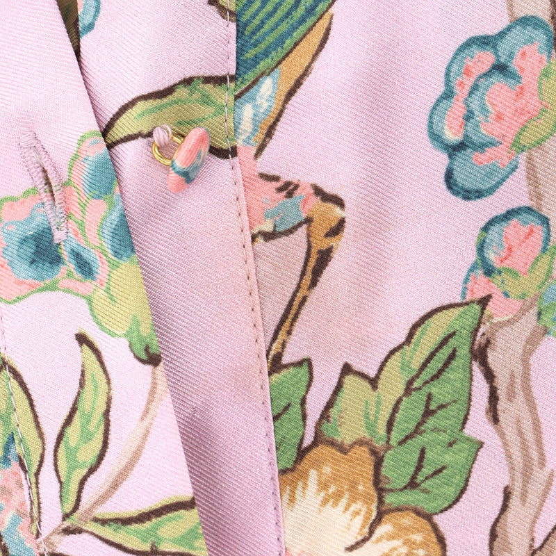 Red Valentino Silk Floral Shirt Dress. Size 48IT