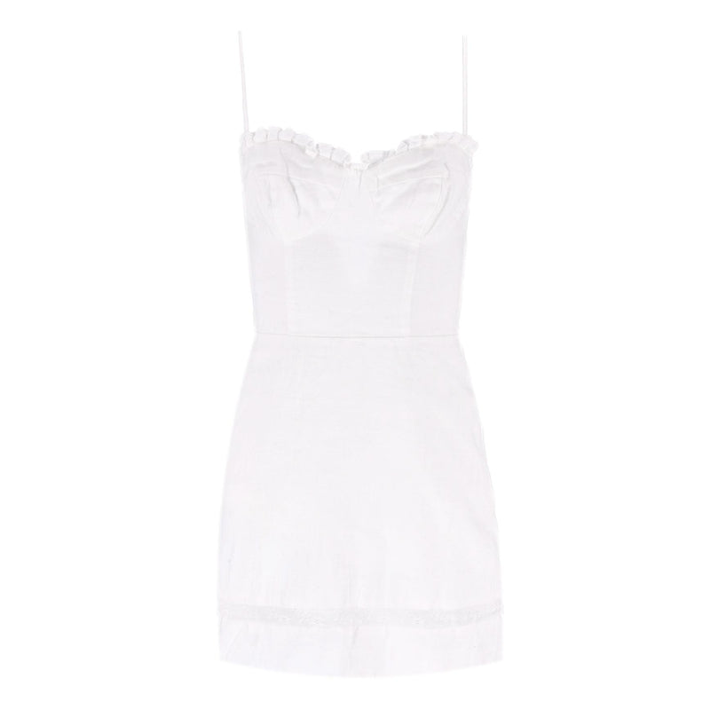 Reformation Linen Mini Dress. Size 0US