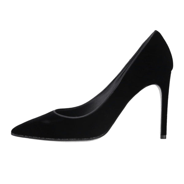 Rene Caovilla Crystal Trim Velvet Heels. Size 36.5