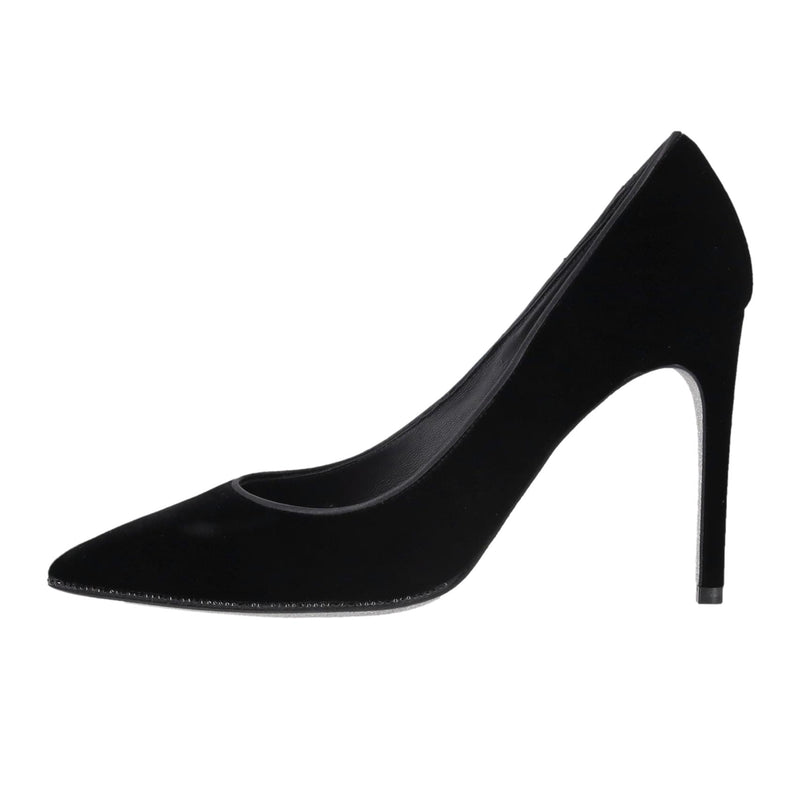 Rene Caovilla Crystal Trim Velvet Heels. Size 36.5