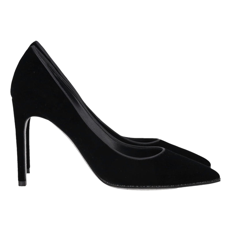 Rene Caovilla Crystal Trim Velvet Heels. Size 36.5