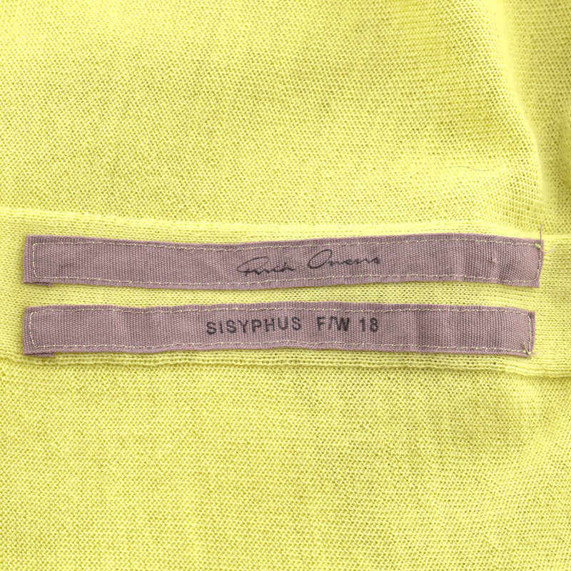 Rick Owens Mock Neck Wool Sweater.Size L