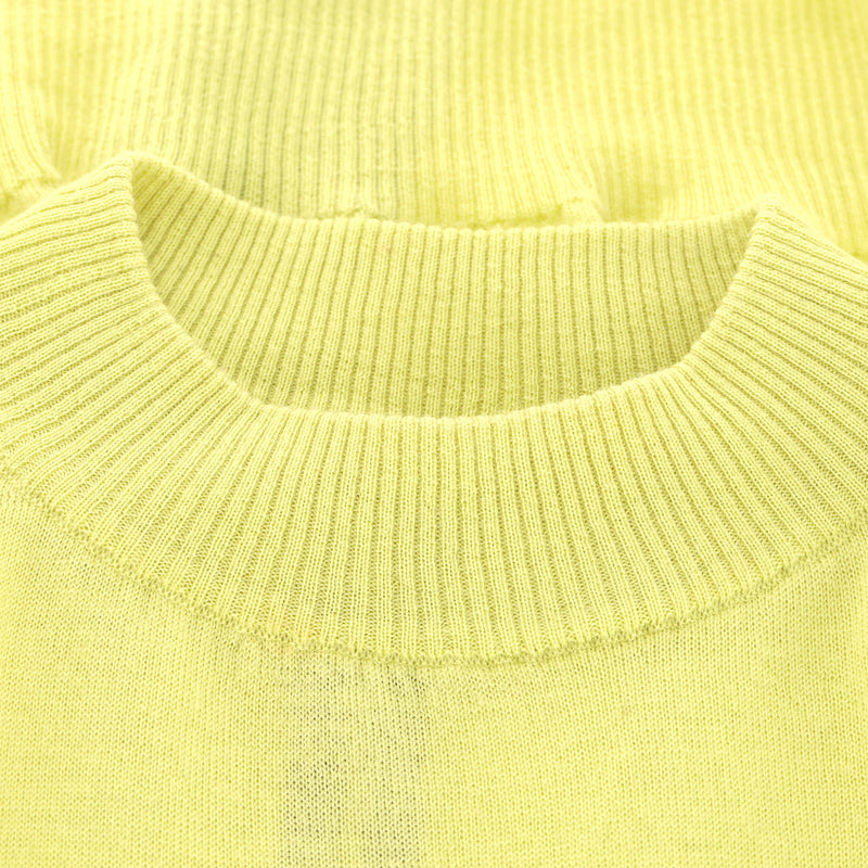 Rick Owens Mock Neck Wool Sweater.Size L