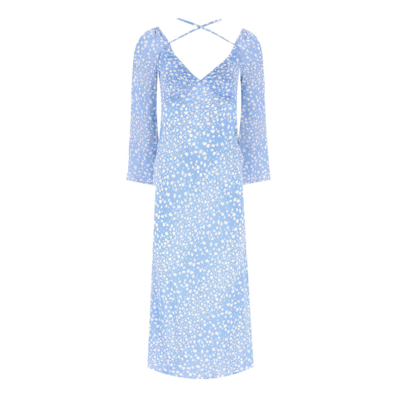 Rixo Floral Print Silk Maxi Dress. Size XXS