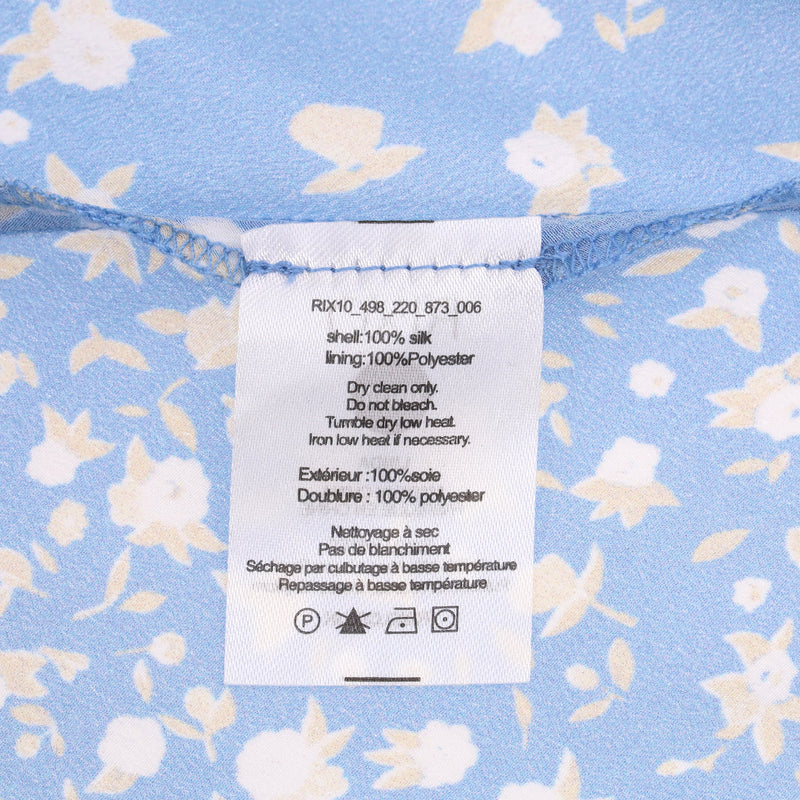 Rixo Floral Print Silk Maxi Dress. Size XXS