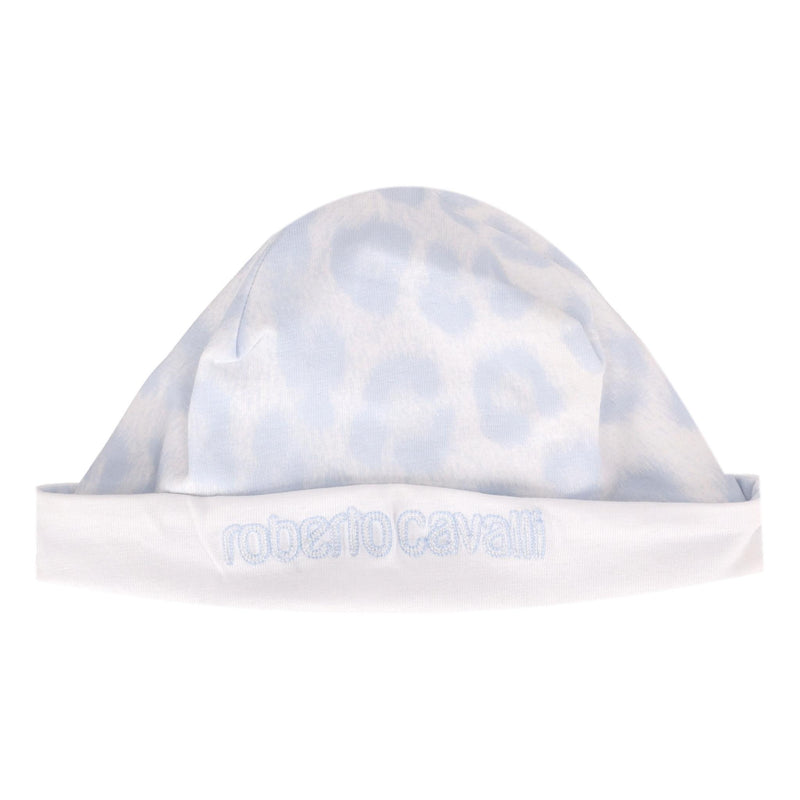 Roberto Cavalli Baby Cotton Logo Hat/Beanie