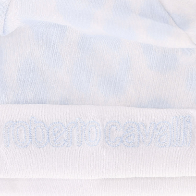 Roberto Cavalli Baby Cotton Logo Hat/Beanie