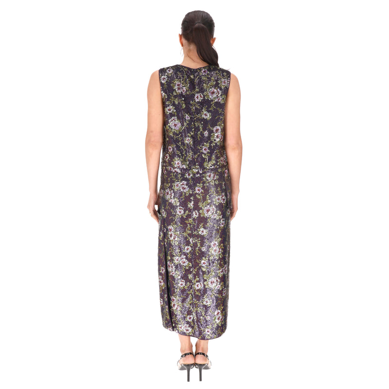 Rochas Sequin Embellished Midi Dress. Size 40IT