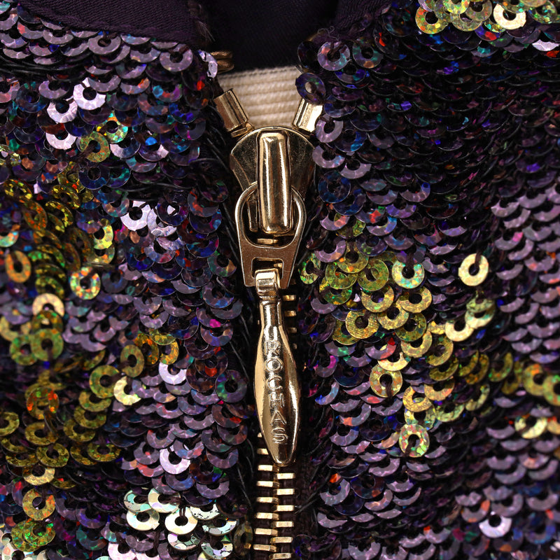 Rochas Sequin Embellished Midi Dress. Size 40IT
