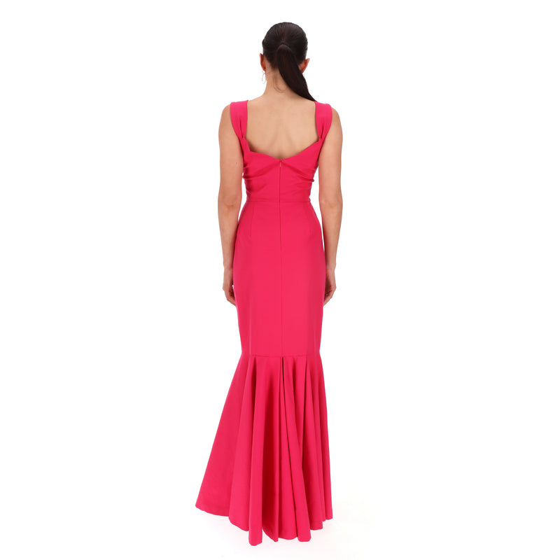 Roland Mouret Ltd Edition For Harrods Fluted Gown. Size 10UK
