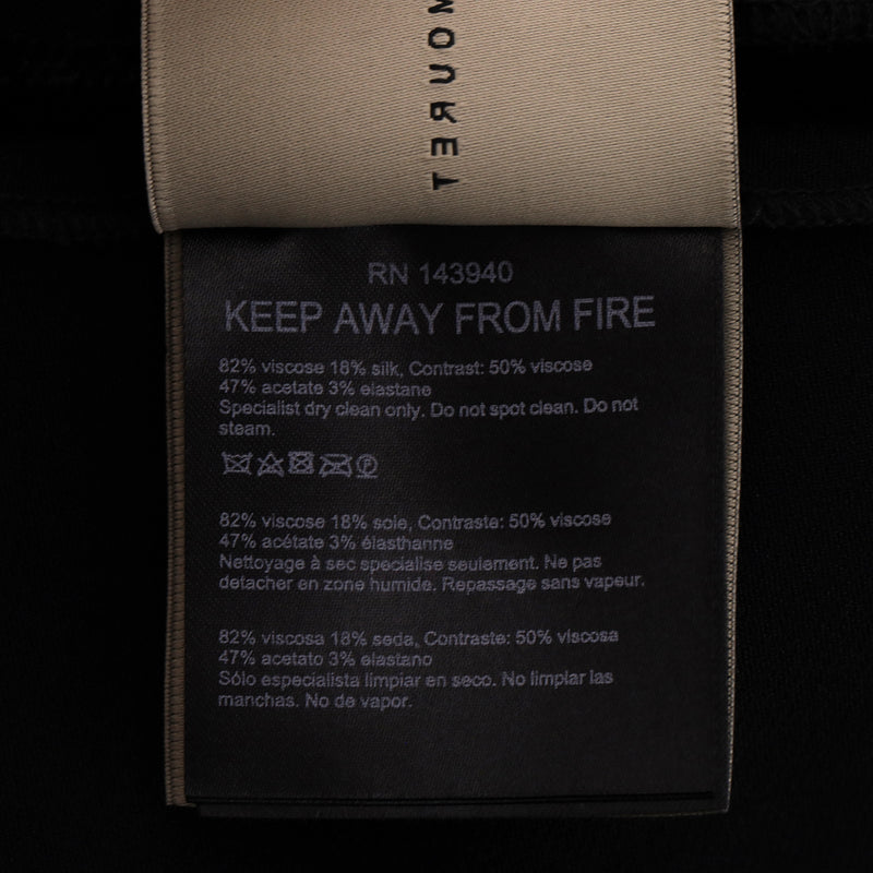 Roland Mouret Velvet Silk Blend Pencil Skirt. Size 10UK